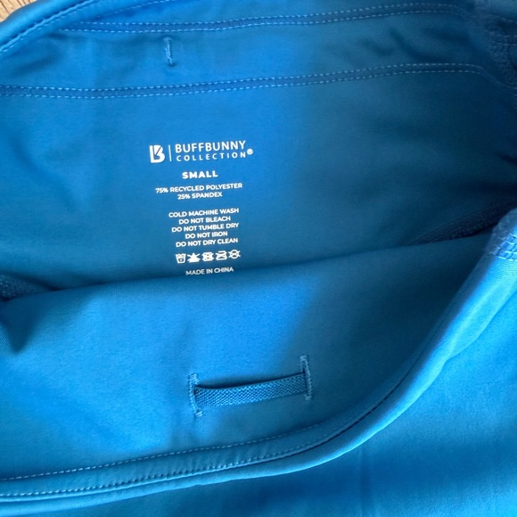 BuffBunny Vibrant Blue Leggings- designed for running - Picture 7 of 12
